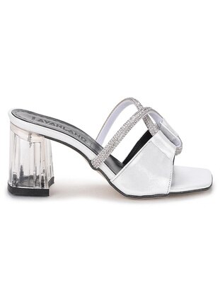 Sandal - Silver tone - Slippers - Ayakland