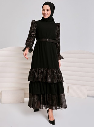 Black - Modest Dress - İnşirah