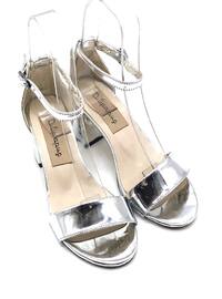 Silver tone - High Heel - Evening Shoes