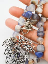 Multi - Blue - Necklace