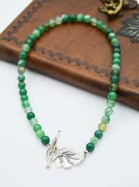 Multi - Green - Necklace