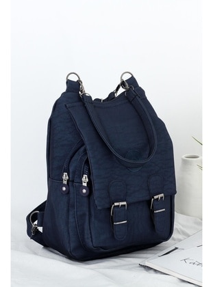 Navy Blue - Backpack - Backpacks - Bipanya
