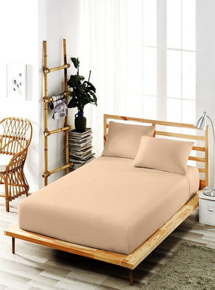 Single Bed Sheet Pillow Stone