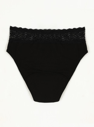 Black - Period Underwear - Panties - Hipps