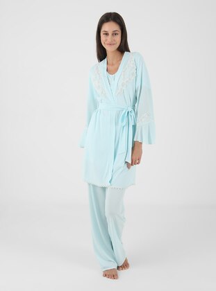 Sea-green - Maternity Pyjamas - Barina