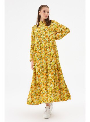 Yellow - Modest Dress - Muni Muni