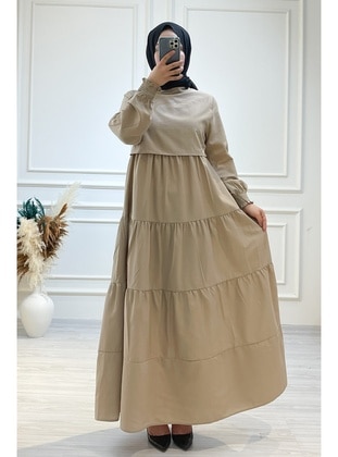Cream - Modest Dress - In Style