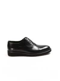 Genuine Leather Men's Classic Shoes 822Ma052 Black