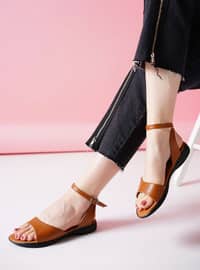 Tan - Tan - Sandal - Flat Sandals - Flat Sandals - Tan - Sandal - Flat Sandals - Flat Sandals - Sandal