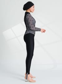 Neva Design Swimsuit Suit With Uv Protector Black