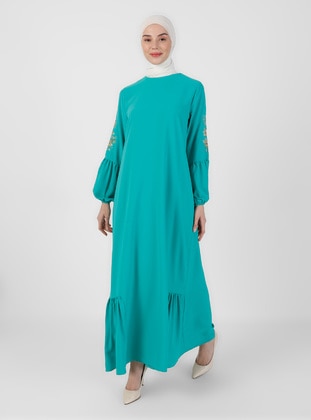 Tavin Green Modest Dress