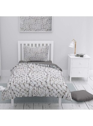 White - Cotton - Duvet Set: 2 Pillowcases & 1 Duvet Cover - Monohome