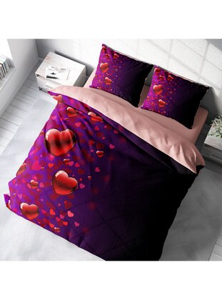  - Cotton - Duvet Set: 2 Pillowcases & 1 Duvet Cover - Monohome