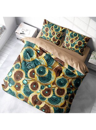Multi - Cotton - Duvet Set: 2 Pillowcases & 1 Duvet Cover - Monohome