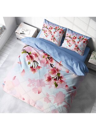  - Cotton - Satin - Duvet Set: 2 Pillowcases & 1 Duvet Cover - Monohome