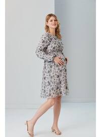 Gray - Maternity Dress