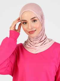 بودرة - من لون واحد - حجابات جاهزة