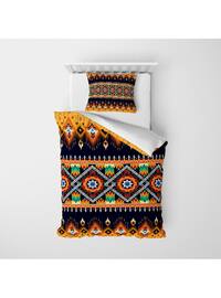Multi - Cotton - Duvet Set: 2 Pillowcases & 1 Duvet Cover