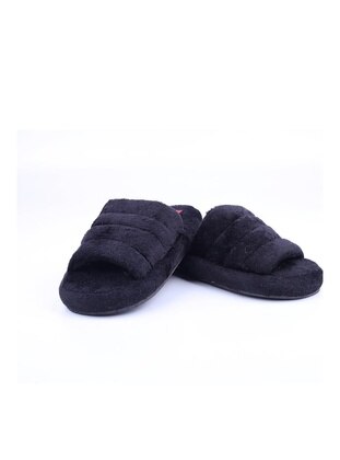 Black - Sandal - Slippers - Başak
