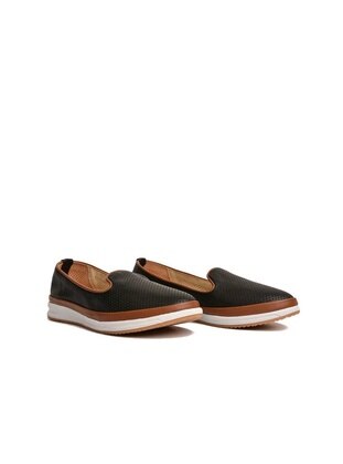 Black - Casual - Casual Shoes - FLORİN