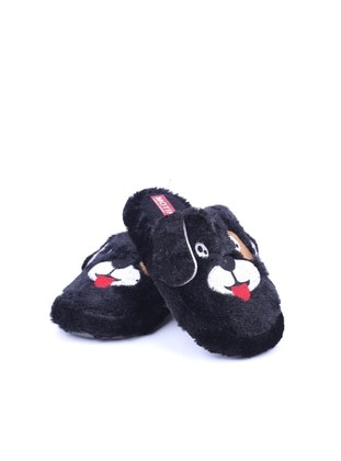 Black - Sandal - Slippers - Motif