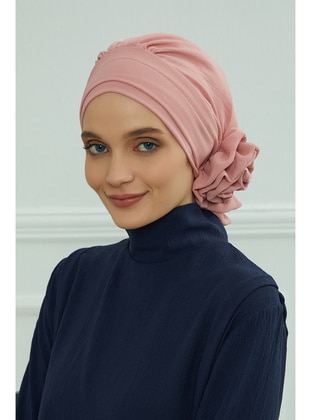 Aerobin Fabric Instant Hijab,Pink,Ht 92 Instant Scarf