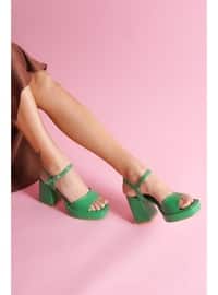 Olive Green - Heels