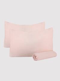 Double Bed Sheet Pillow Powder