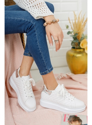White - Sports Shoes - Moda Değirmeni