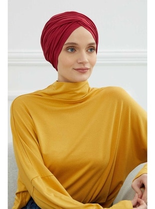 Hijab Undercap Burgundy Instant Scarf