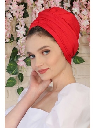 Hijab Undercap Red Instant Scarf