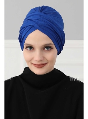Hijab Undercap Sax Blue Sax Blue Instant Scarf