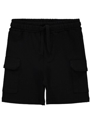 Black - Boys` Shorts - Civil
