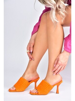 Orange - Sandal - Slippers - Fox Shoes