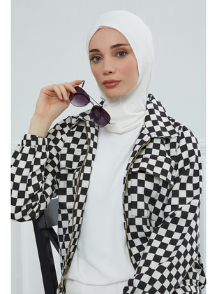 Hijab Inner Undercap,Cream-Beige,Tb 5 Instant Scarf