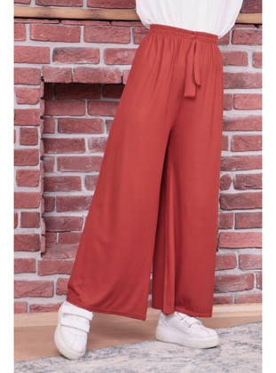Terra Cotta - Plus Size Pants - İmaj Butik