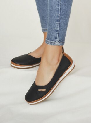 Casual - Black - Casual Shoes - Pembe Potin
