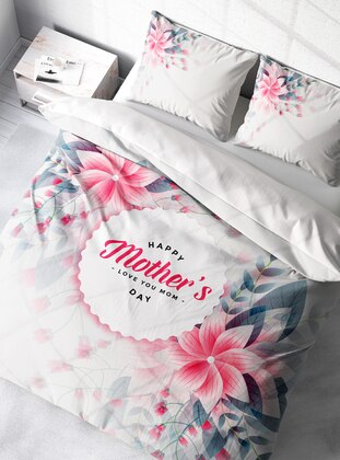 White - Cotton - Duvet Set: 2 Pillowcases & 1 Duvet Cover - Monohome