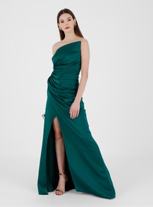 Fully Lined - Green - Evening Dresses - Stradaline