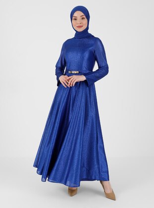  - Fully Lined - Crew neck - Modest Evening Dress - Mileny