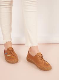 حذاء كاجوال - بني تان - أحذية كاجوال
