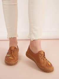 حذاء كاجوال - بني تان - أحذية كاجوال