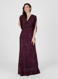  - Double-Breasted - Modest Plus Size Evening Dress