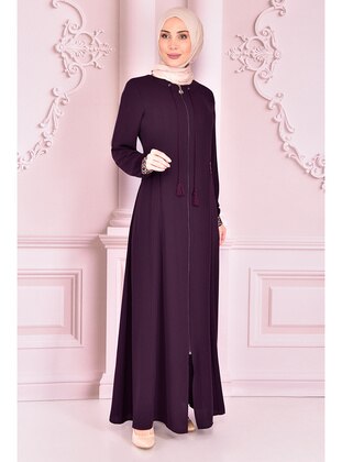 Purple - Abaya - Moda Merve