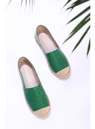 Casual - Çimen Yeşili - Casual Shoes - Shoeberry