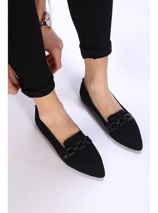 Flat - Black - Flat Shoes - Shoeberry