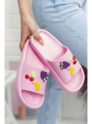 Pink - Slippers - Papuç Sepeti