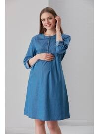Light Blue - Maternity Dress
