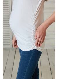 White - Maternity Singlet