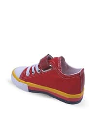 Red - Sport - Linen - Sports Shoes